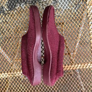 Arcopedico LS Knit Oxford Burgundy Maroon Comfort Walking Shoes Womens 38